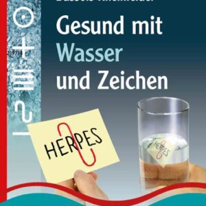 Gesund mit Wasser und Zeichen
